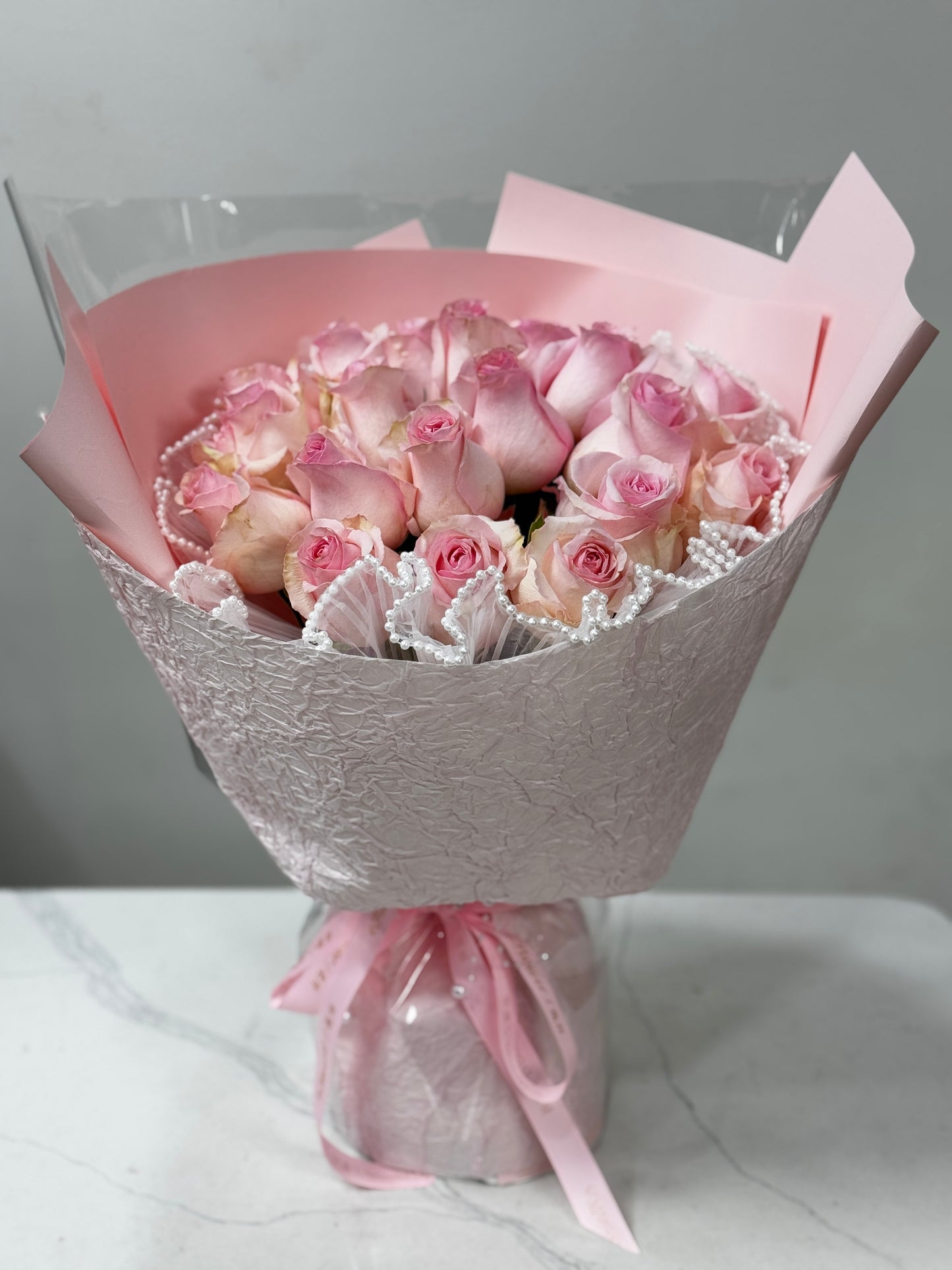 Pink Rose Round粉色玫瑰 98