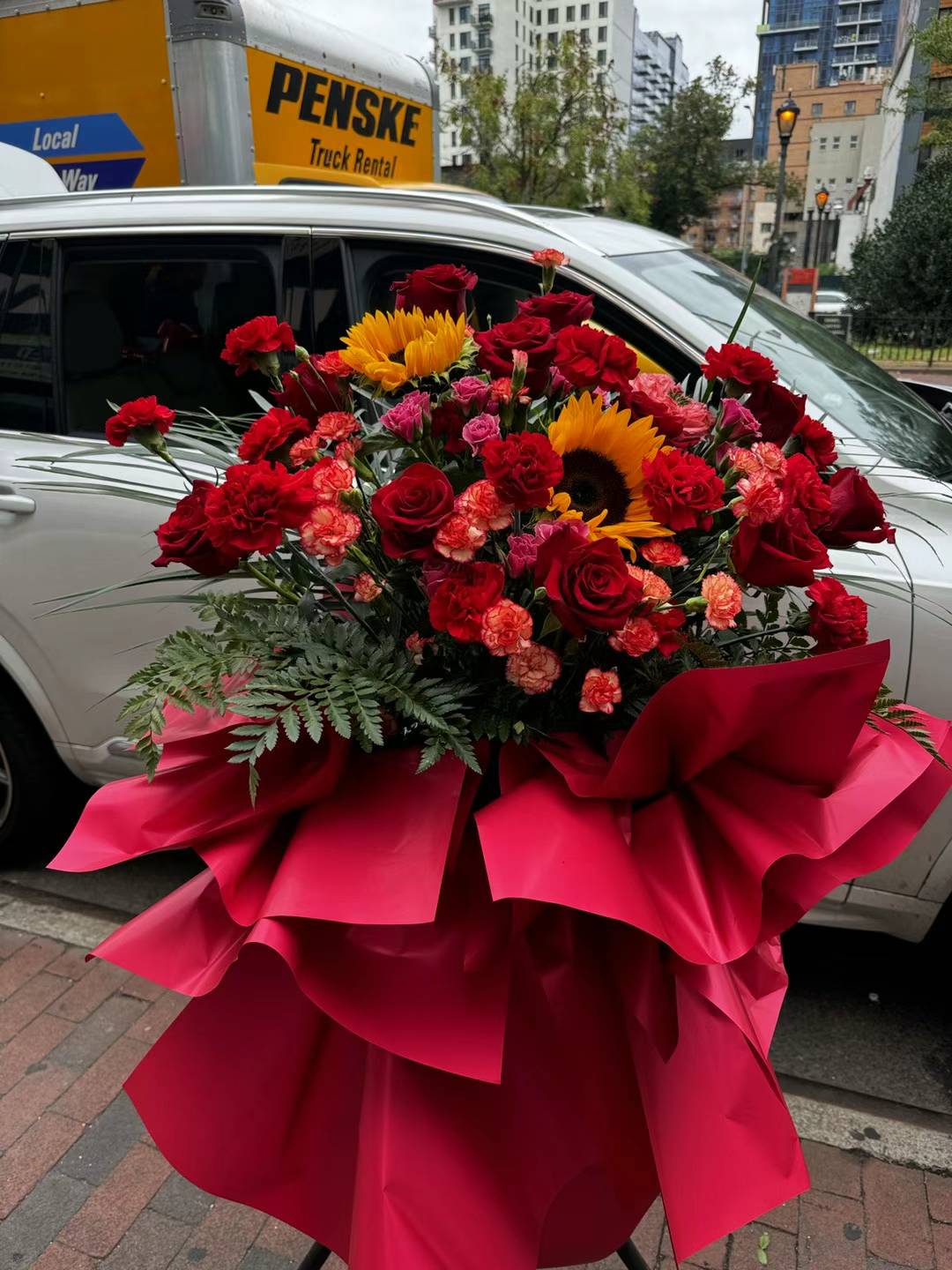 Red Grand opening flower 开业花篮