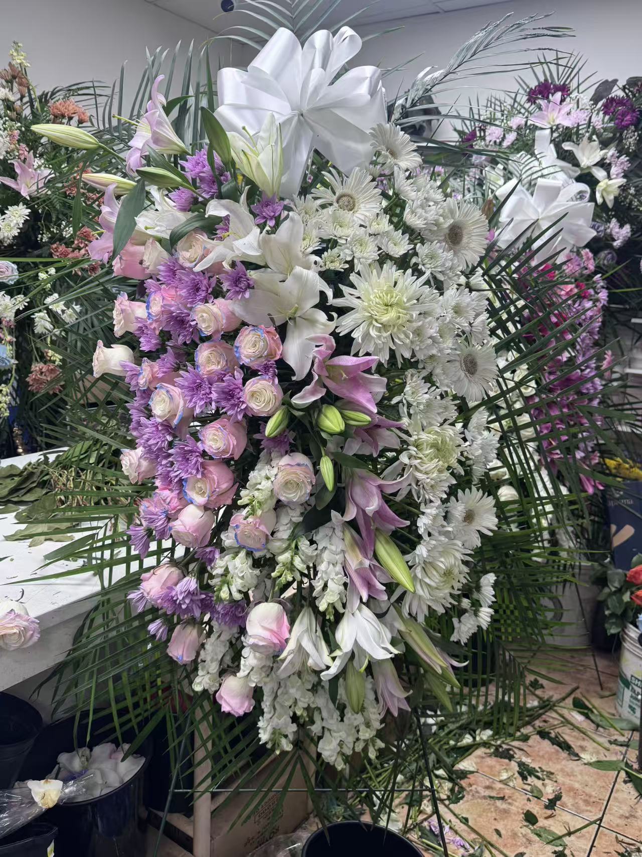Sympathy MY GRIEVE 韩式花圈 1
