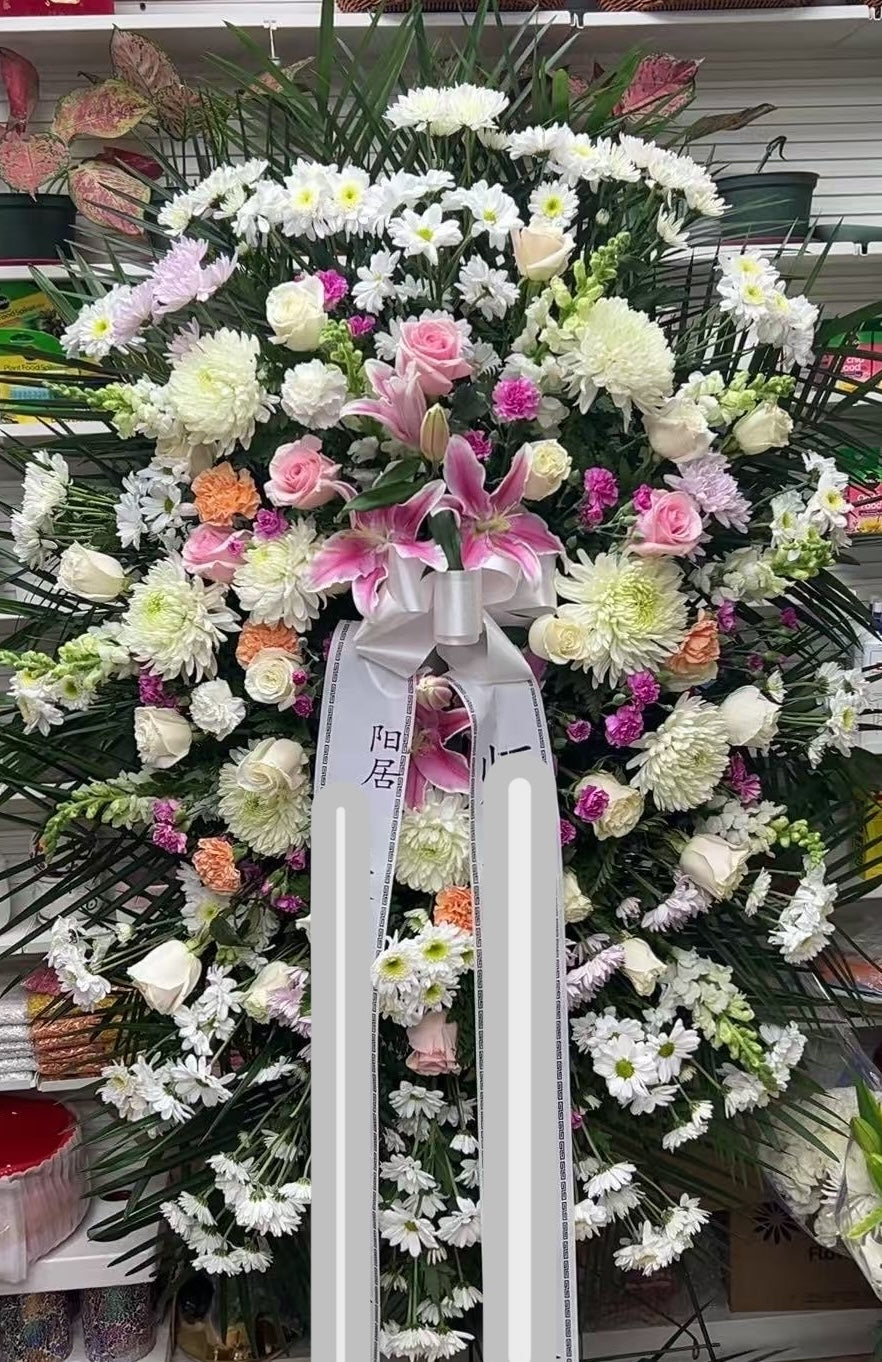 Sympathy MY GRIEVE 中式花圈 2
