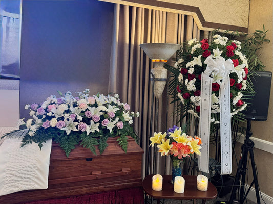 Combination of funeral arrangement