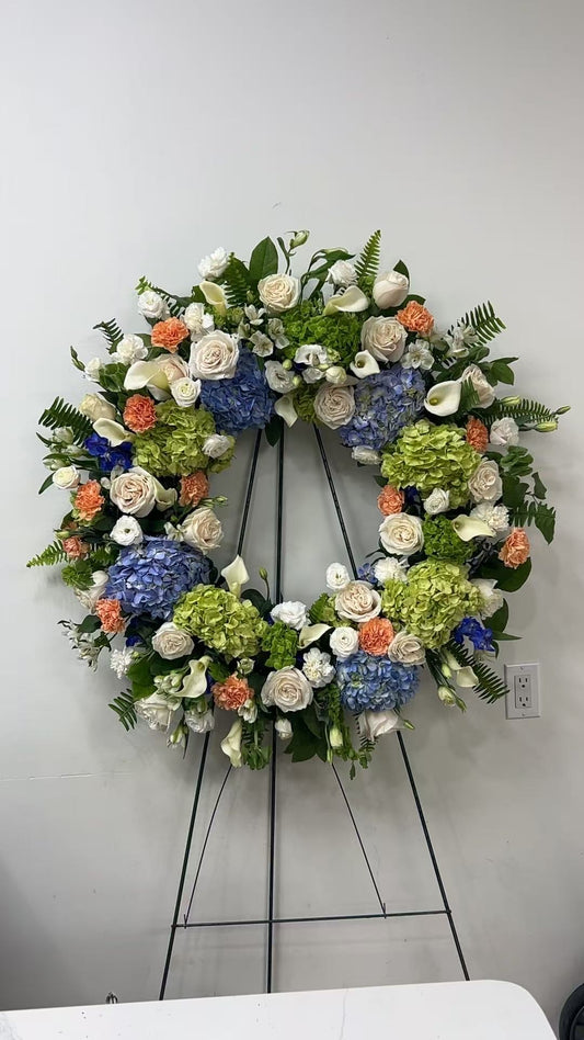 Sympathy Standing Round Wreath 圆形花圈 281
