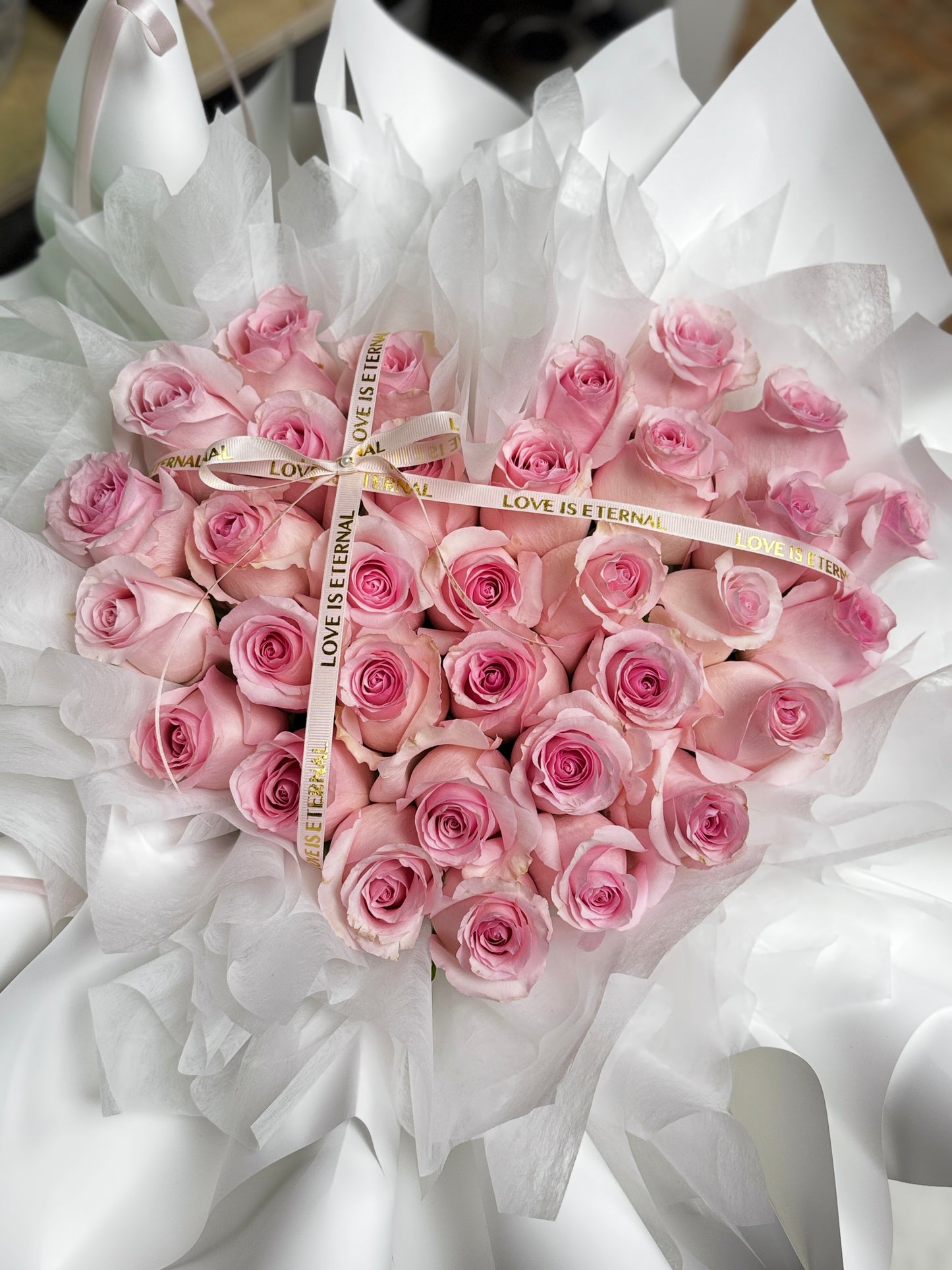 Pale Pink Rose Bouquet