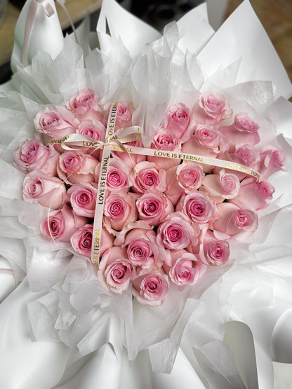 Pale Pink Rose Bouquet