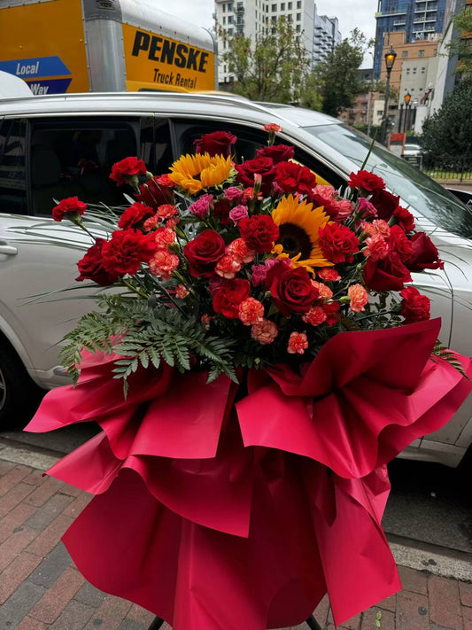 Red Grand opening flower 开业花篮