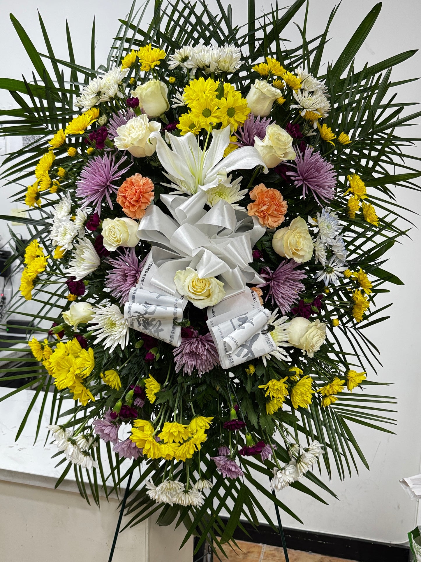 Sympathy MY DEARING 立式花圈 101