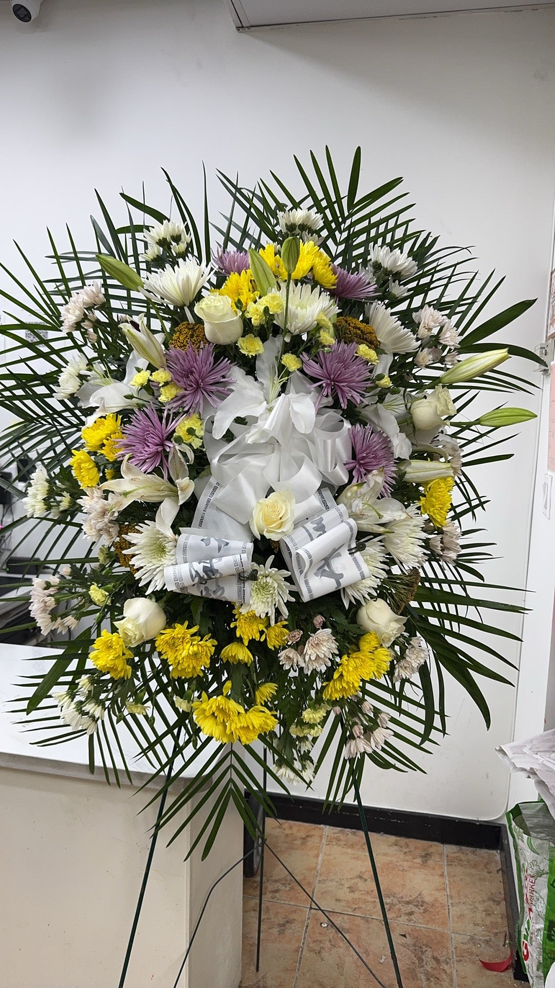 Sympathy MY DEARING 立式花圈 101