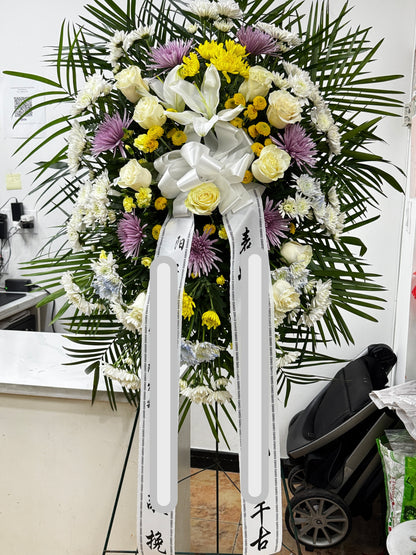 Sympathy MY DEARING 立式花圈 101