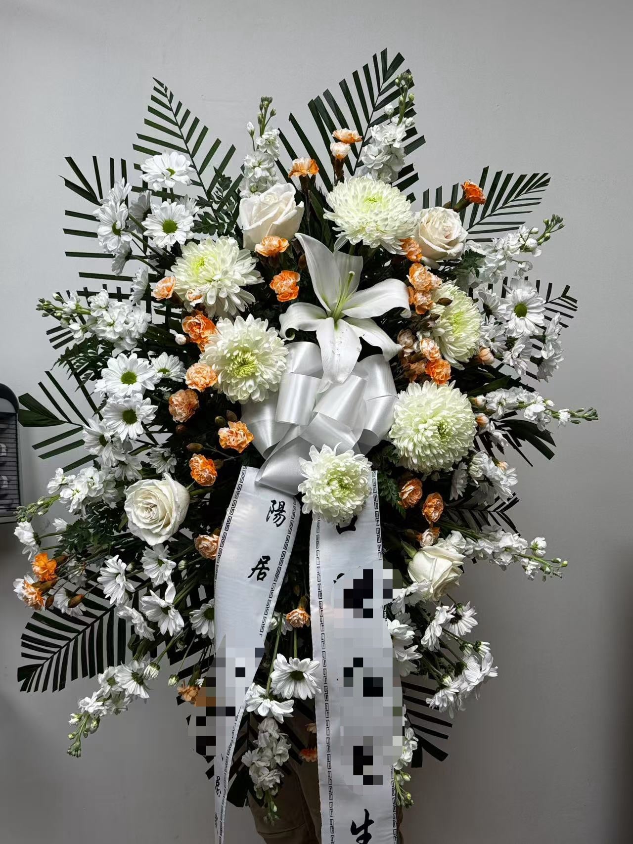 Sympahy WHITE LONGING 造型花圈 131
